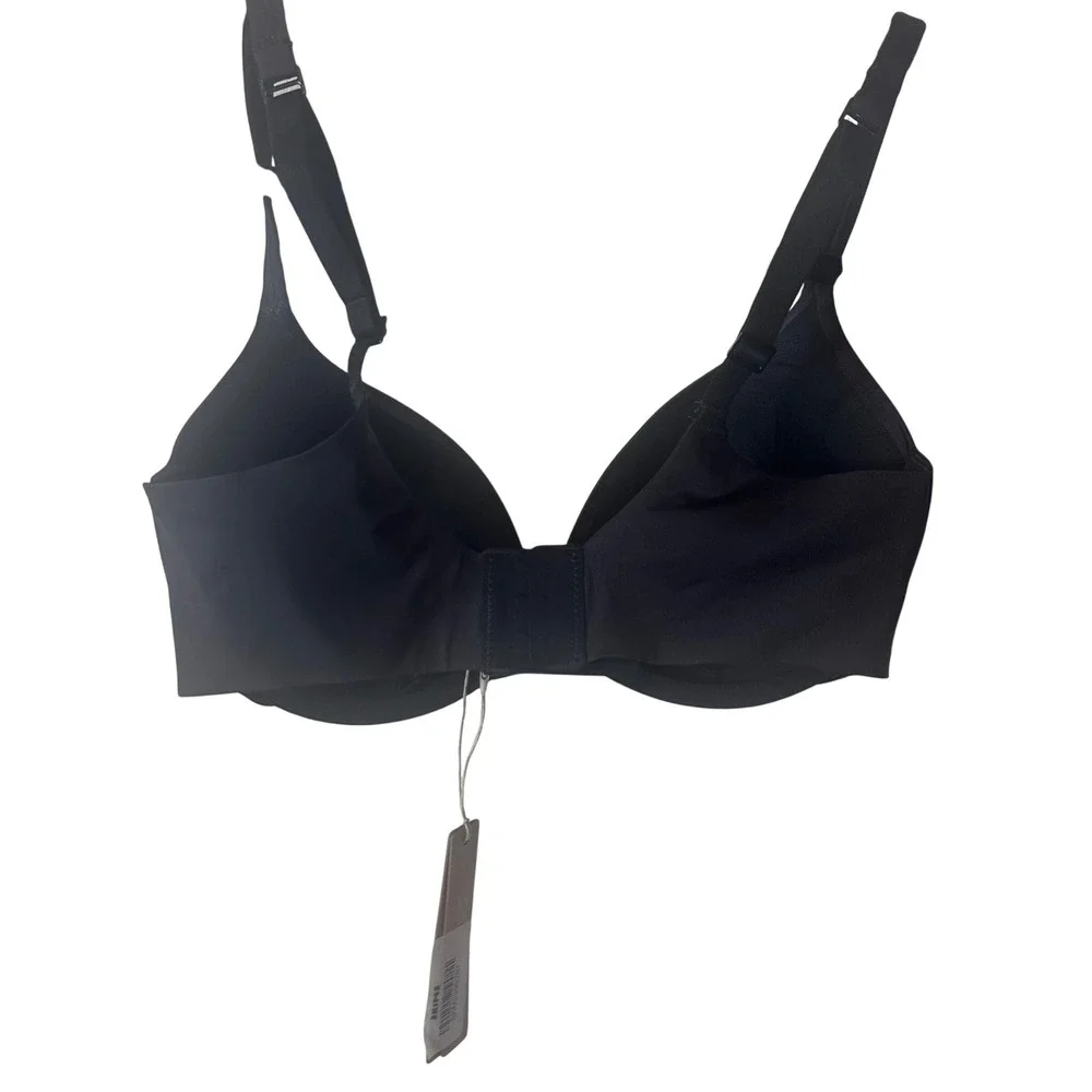 NEW Skims Ultimate Nipple Push Up Bra Onyx Black 32DD BA-PLG-9068 New‎ - Picture 6 of 6